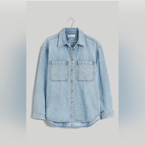 Madewell denim oversized shirt jacket